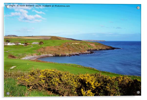 irish coastline Acrylic by Kevin Britland