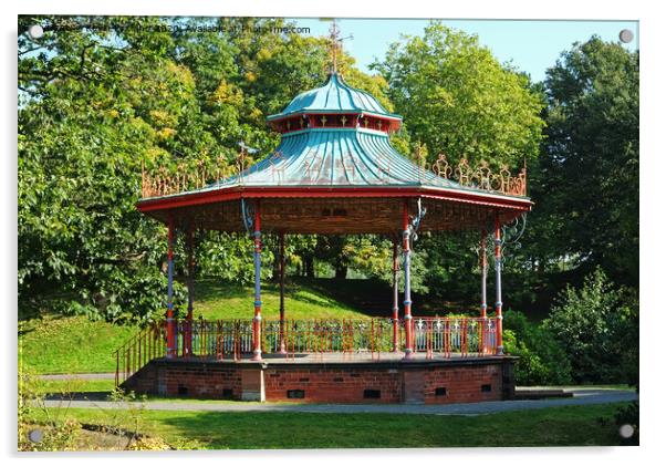 victorian bandstand Acrylic by Kevin Britland