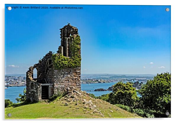 Mount edgecombe folly Acrylic by Kevin Britland