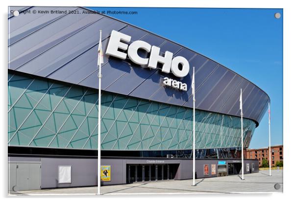 echo arena liverpool Acrylic by Kevin Britland