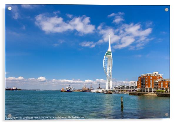 Spinnaker Tower, Portsmouth Acrylic by Graham Prentice