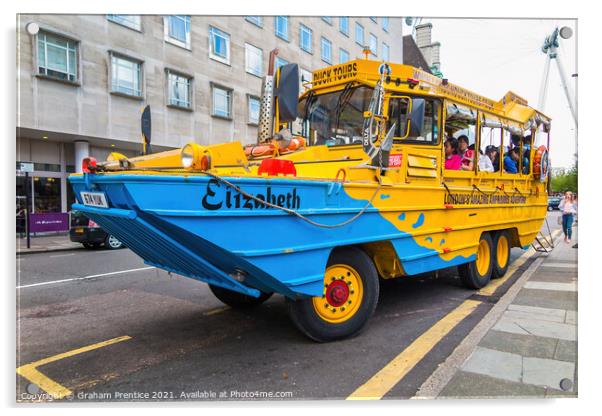 Elizabeth the DUKW Acrylic by Graham Prentice