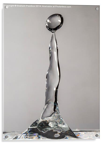 Water Splash Acrylic by Graham Prentice