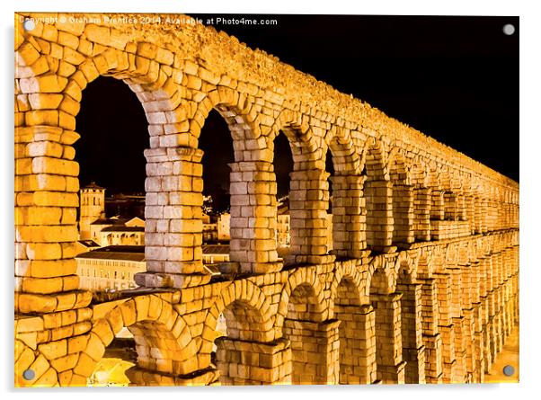 Aqueduct of Segovia Acrylic by Graham Prentice