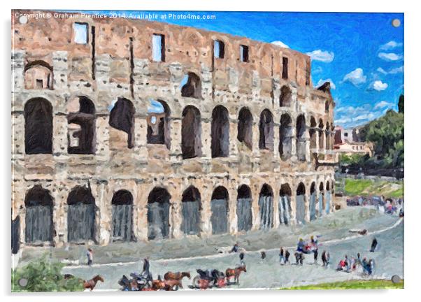 Colosseum, Rome Acrylic by Graham Prentice