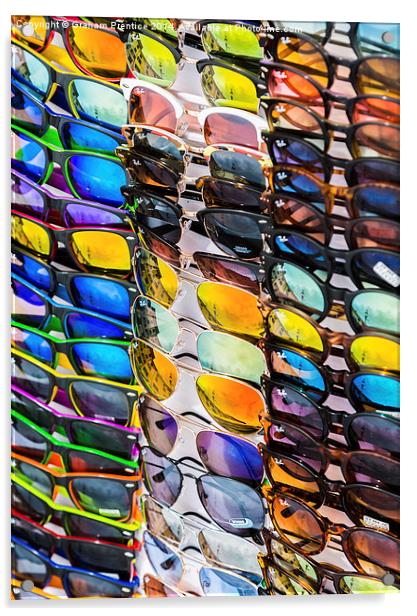 Sunglasses Heaven Acrylic by Graham Prentice