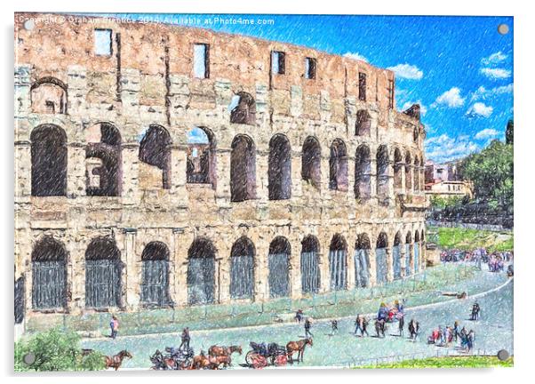 Colosseum, Rome Acrylic by Graham Prentice