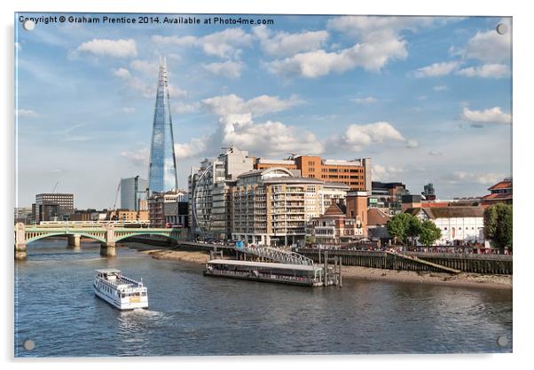 London Skyline Acrylic by Graham Prentice
