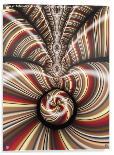  Fractal Knot Acrylic by Graham Prentice