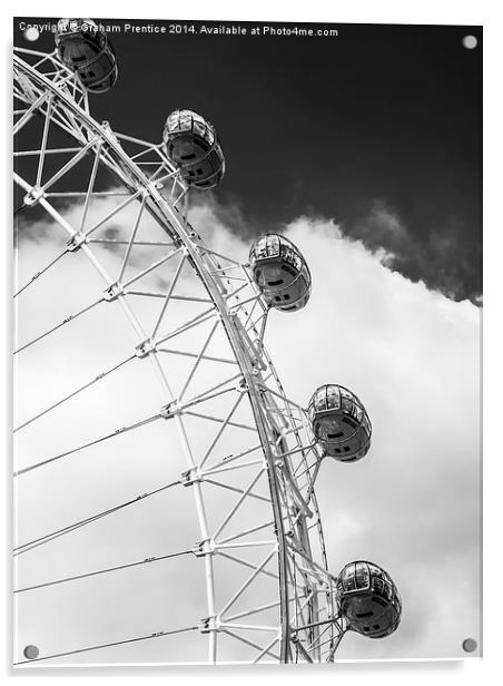 London Eye Pods in Monochrome Acrylic by Graham Prentice