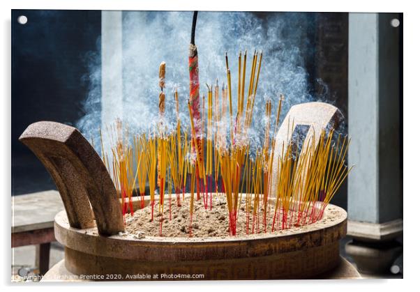 Incense Burner Acrylic by Graham Prentice