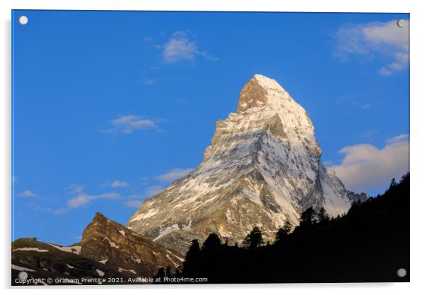 The Iconic Matterhorn Acrylic by Graham Prentice