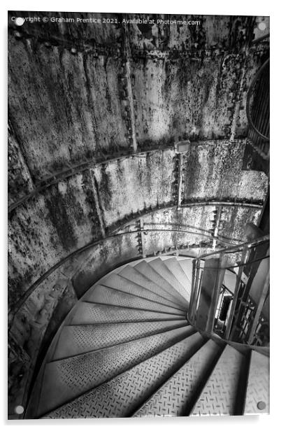 Hidden London: Spiral Staircase Acrylic by Graham Prentice