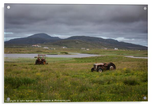 Out to Pasture Acrylic by John Barratt