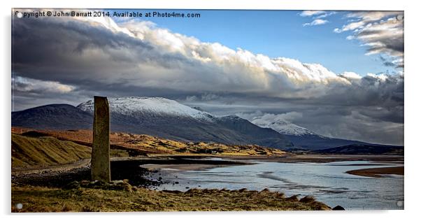 Standing Stone Acrylic by John Barratt