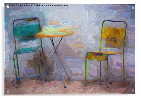 Chairs Acrylic by Sheila Smart