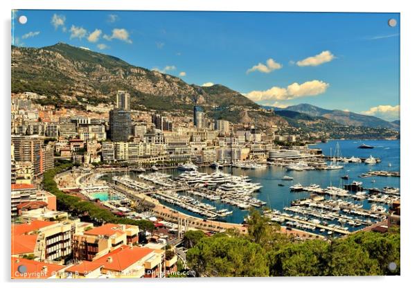 Monaco, Monte Carlo Acrylic by Lisa PB