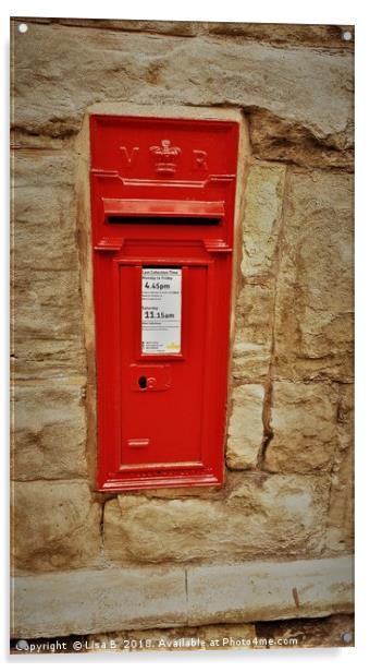 Old Postbox Acrylic by Lisa PB