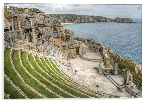  Minack Theatre Acrylic by Diane Griffiths