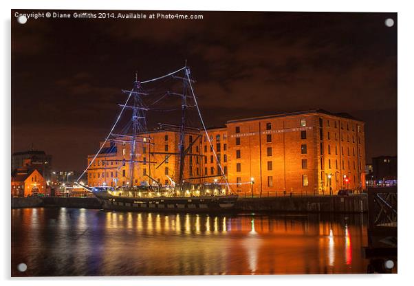  Merseyside Maritime Museum Acrylic by Diane Griffiths