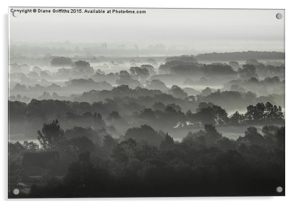  Misty Kent Acrylic by Diane Griffiths