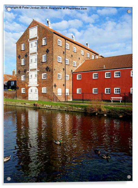 Victorian Flour Mill 2 Acrylic by Peter Jordan