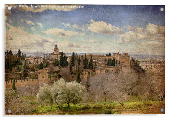  La Alhambra Acrylic by Robert Murray