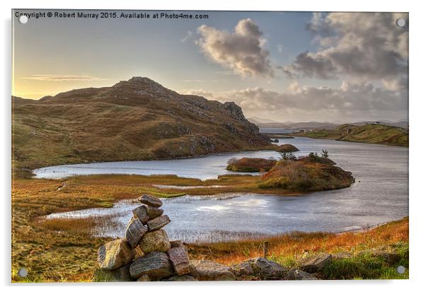  Hebridean Morning Acrylic by Robert Murray