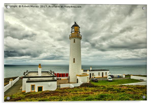 Mull of Galloway Lighthouse Acrylic by Robert Murray