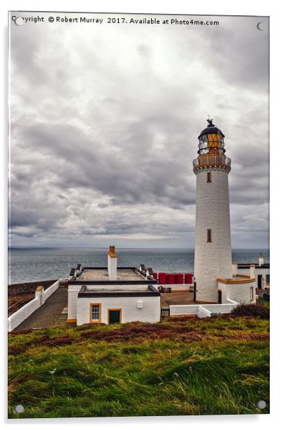 Mull of Galloway Lighthouse 2 Acrylic by Robert Murray