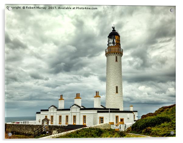 Mull of Galloway Lighthouse 3 Acrylic by Robert Murray