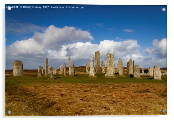 Standing Stones of Callanish Acrylic by Robert Murray