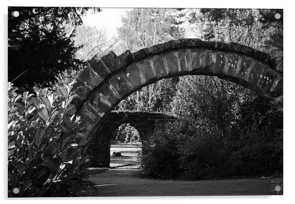  Arches in Grosvenor Park, Chester Acrylic by Andy Heap