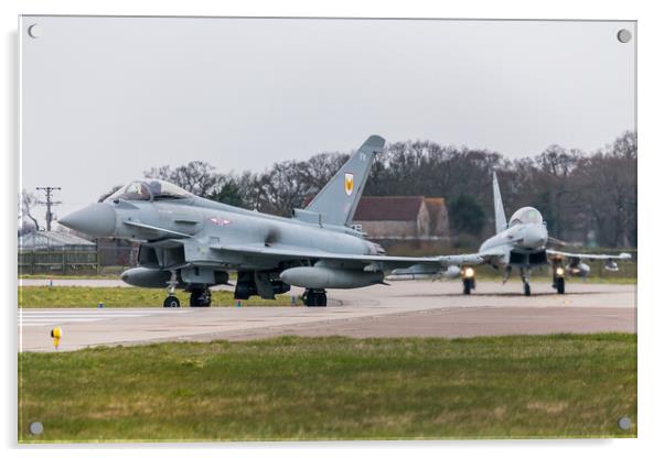RAF Typhoon FGR4 duo Acrylic by Jason Wells