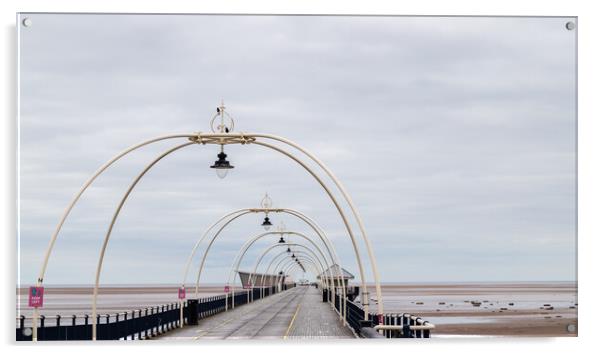 Deserted Southport Pier Acrylic by Jason Wells