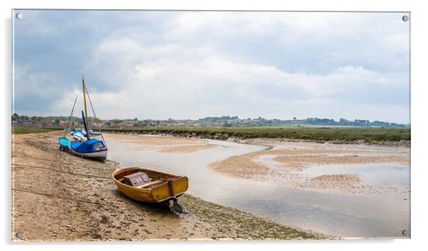 Blakeney panorama at low tide Acrylic by Jason Wells