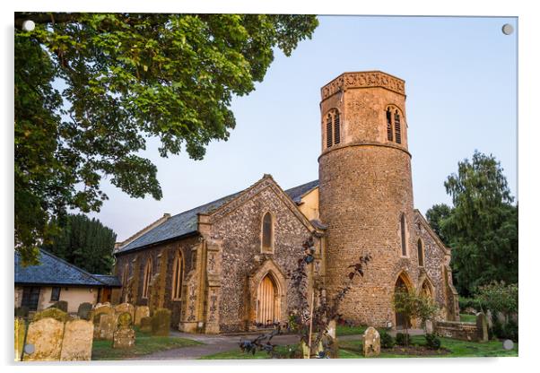 Saint Marys Church in Watton Acrylic by Jason Wells