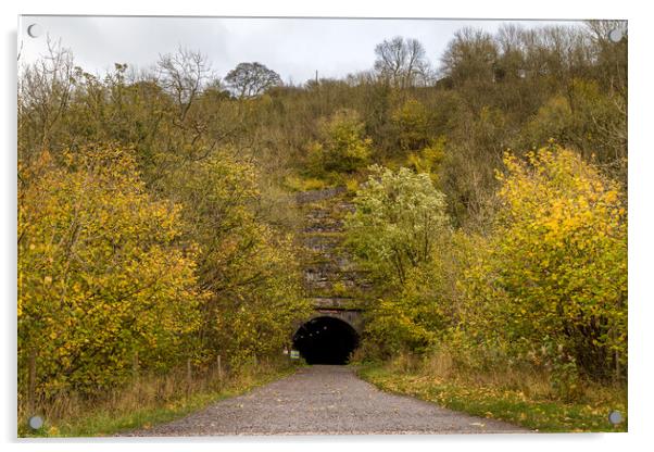 Entrance to Headstone Tunnel Acrylic by Jason Wells