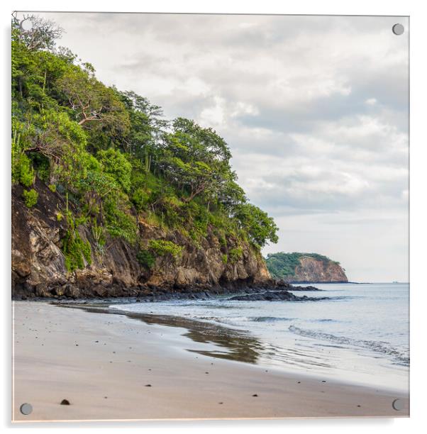 Rugged coastline of Costa Rica Acrylic by Jason Wells
