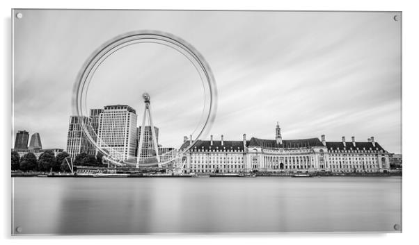 London Eye spinning on the Southbank Acrylic by Jason Wells