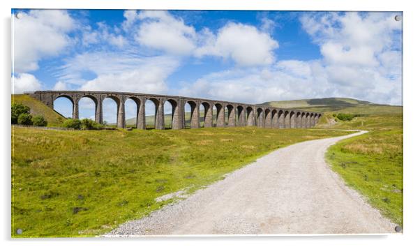 Pathway to Ribblehead Viaduct Acrylic by Jason Wells
