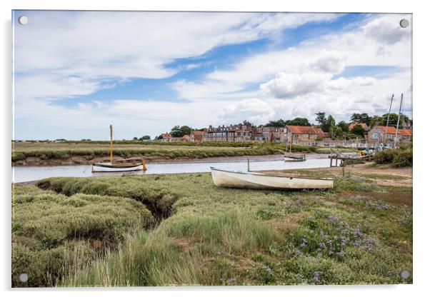 Blakeney under a blue sky Acrylic by Jason Wells