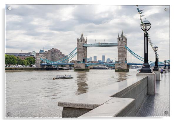 Tower Bridge from the Queens Walk Acrylic by Jason Wells