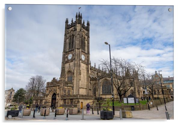 Manchester cathedral in HDR Acrylic by Jason Wells