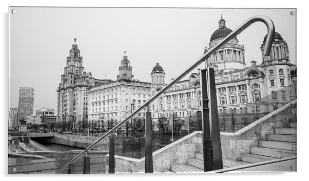 Three Graces in black and white Acrylic by Jason Wells