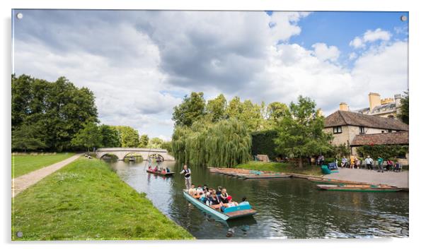 Punts seen from the South Paddock Acrylic by Jason Wells