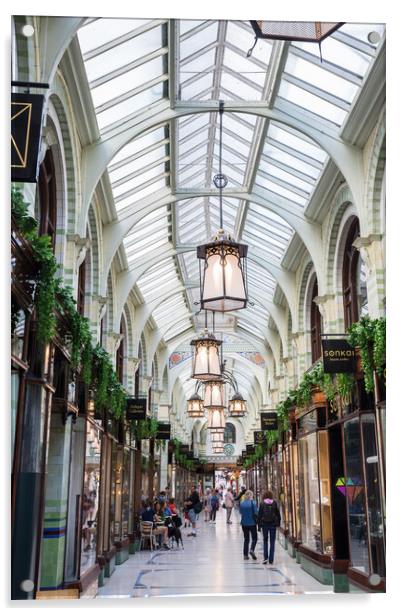 Inside the Royal Arcade Acrylic by Jason Wells