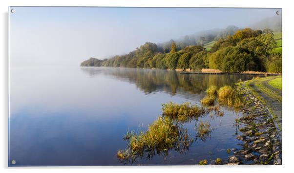 Fishing in Lake Bala Acrylic by Jason Wells