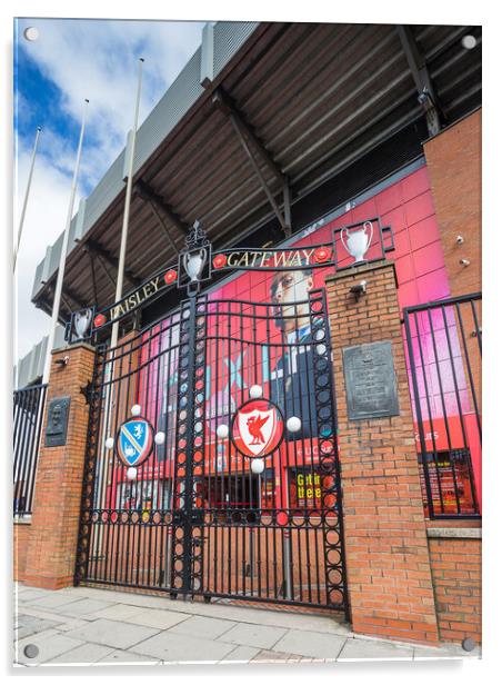 Paisley Gateway at Anfield Acrylic by Jason Wells