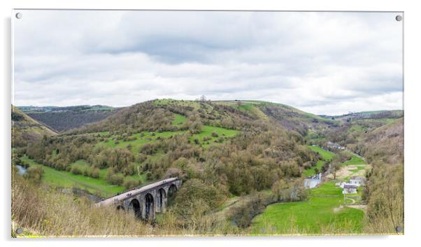 Monsal Head panorama Acrylic by Jason Wells